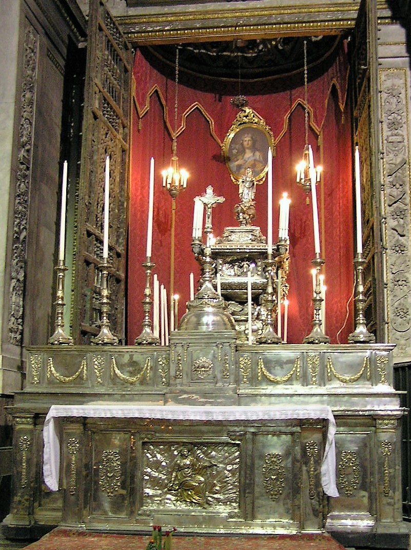 ołtarz św.Rozalii w katedrze w Palermo, fot. ks. M. Wojnarowski