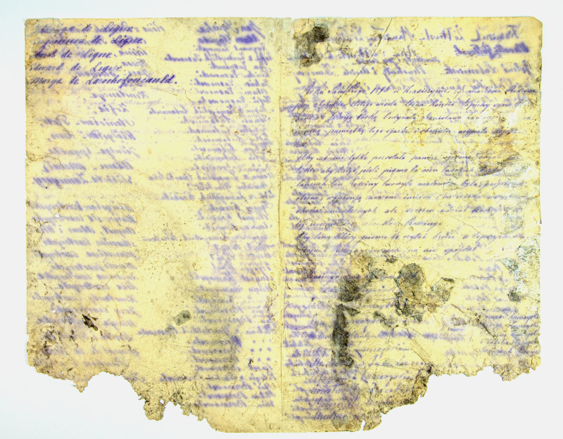Dokument książąt Sapiehów znaleziony w Korytnikach