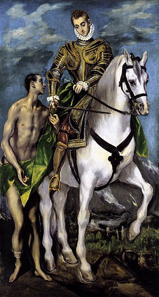 El Greco, Święty Marcin i żebrak