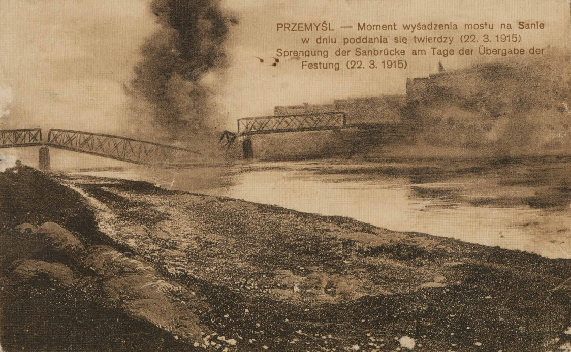 MPF-116 wysadzony most w dniu 22.03.1915 r
