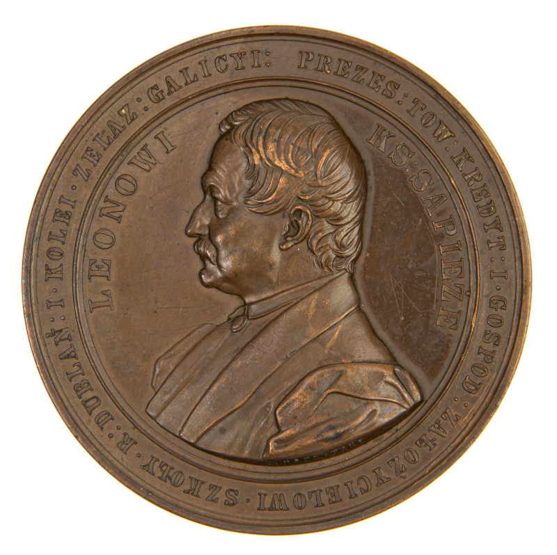 Medal z wizerunkiem Leona Sapiehy ze zbiorów MNZP