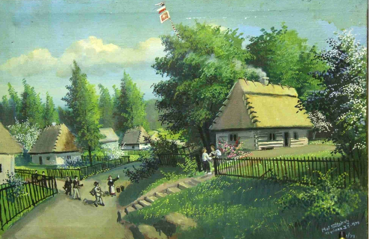Majówka, mal. S. Łakota, 1979 r.